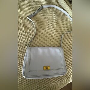 J. Crew Lavender Genuine Leather Crossbody Bag